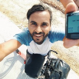 Koloběžkář Marek Jelínek