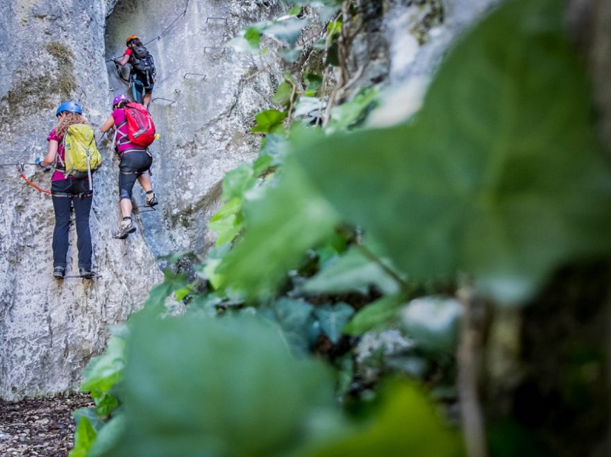 Celé klubko ferratových linek směřuje k vrcholům