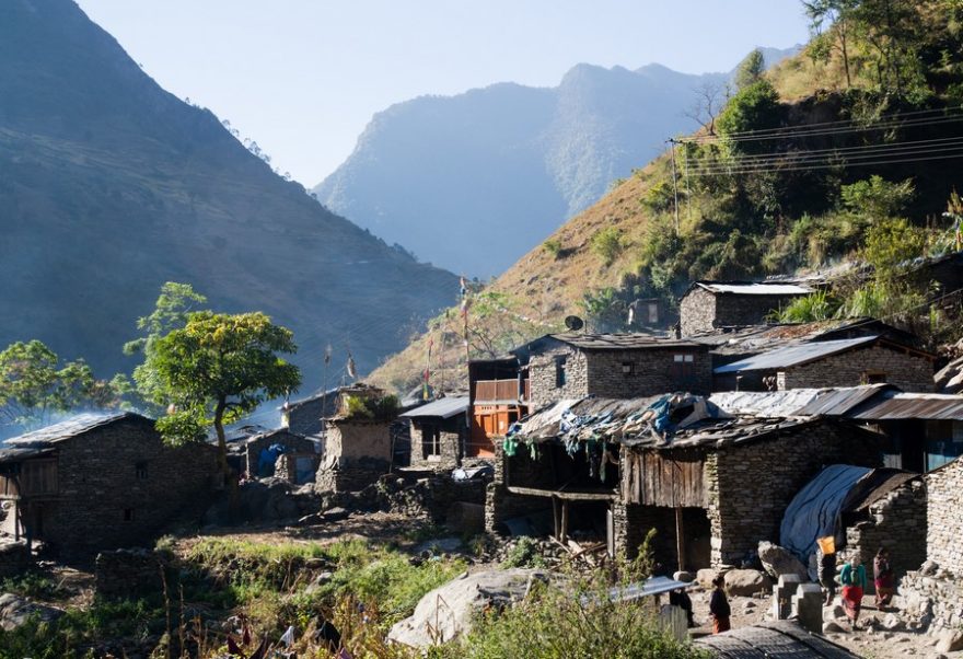 Volby musí být dostupné i lidem vysoko v horách, Manaslu circuit, Nepál
