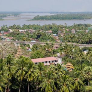 Výhled na Mawlamyine, Myanmar