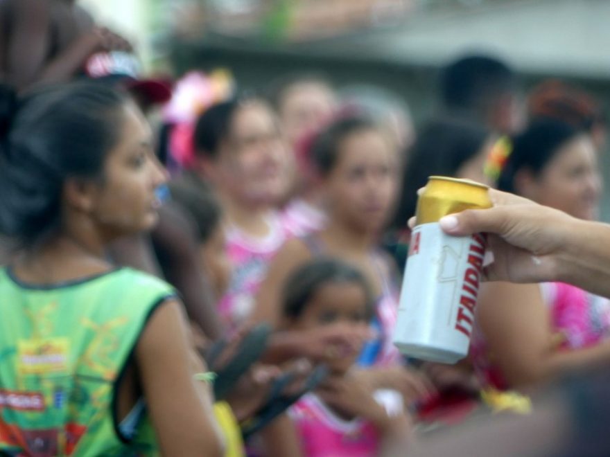 Bloco v Pontal de Barra a Maceió na severovýchodě Brazílie