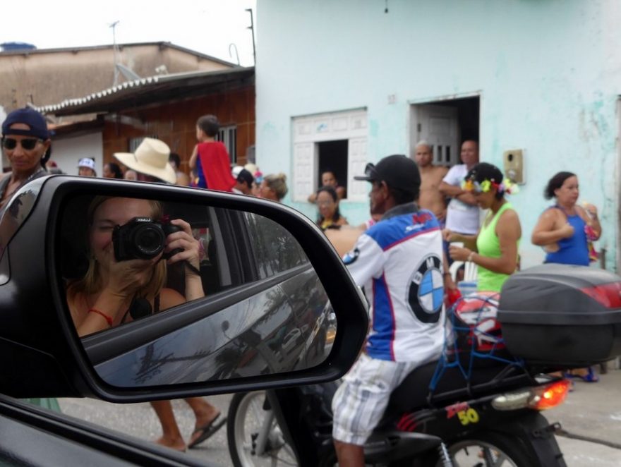 Bloco v Pontal de Barra a Maceió na severovýchodě Brazílie