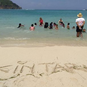 Odpolední aktivity s dětmi na pláži