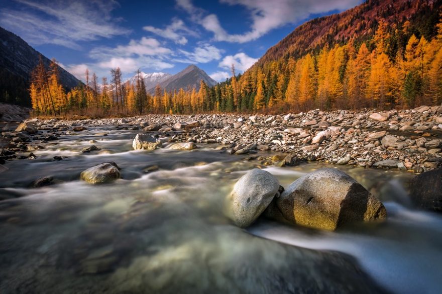 Podzimní Sibiř je impozantní