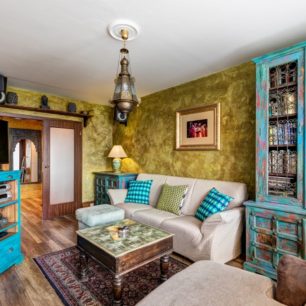 Jednou z činností SANU BABU je i realizace interiérů