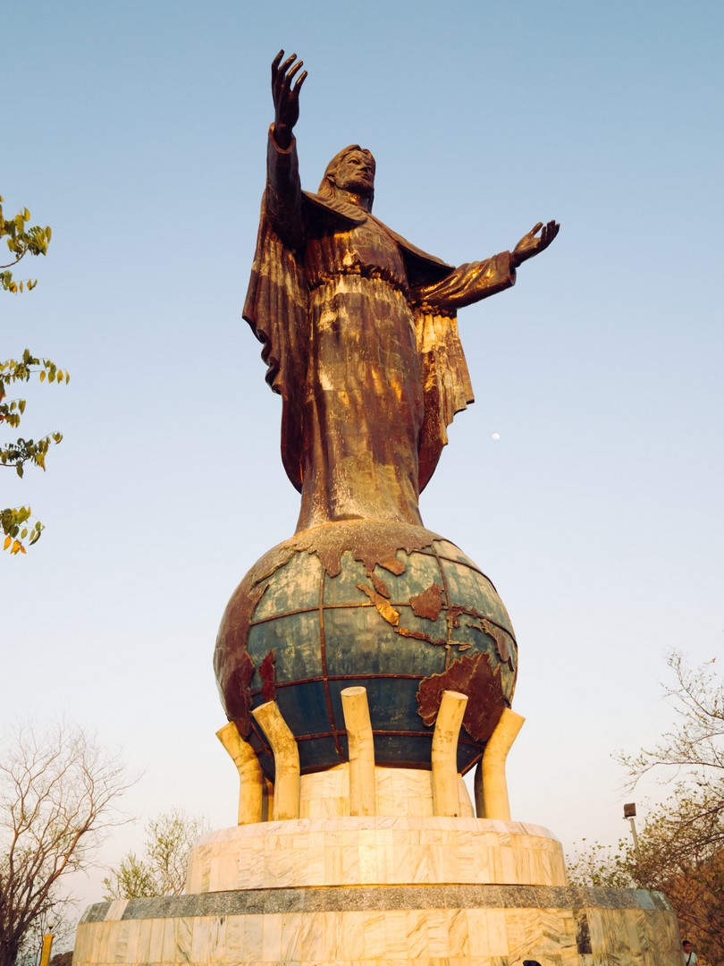 Socha Krista je nejnavštěvovanější památkou země, Dili, Timor Leste