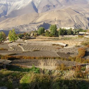 Místní často s úsměvem pracují na políčkách