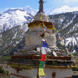 Pro celou oblast jsou typické modlitební vlaječky