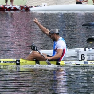 Dostál si po projetí cílem zakřičel / F: ČSK