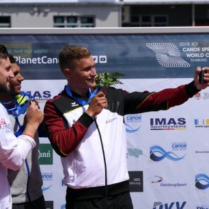 Martin Fuksa na stupních vítězů / F: ČSK