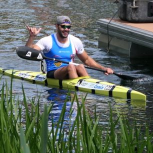 Kajakář Josef Dostál / F: ČSK