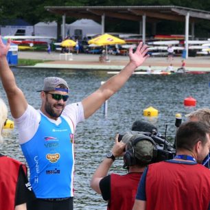 Kajakář Josef Dostál / F: ČSK