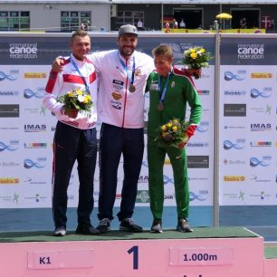 Stupně vítězů K1 na kilometru / F: ČSK