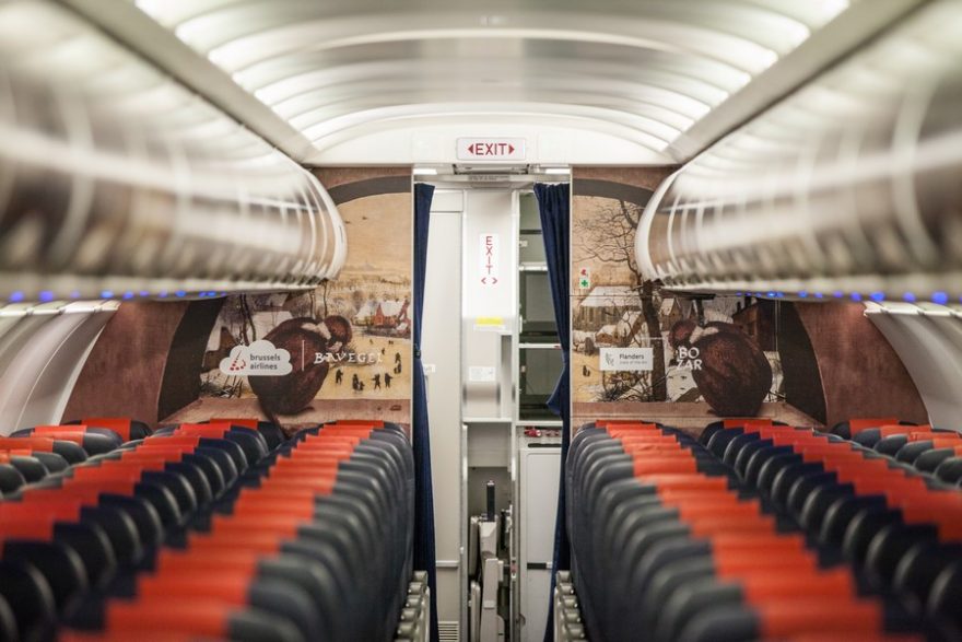 Interiér ikonického letadla Bruegel
