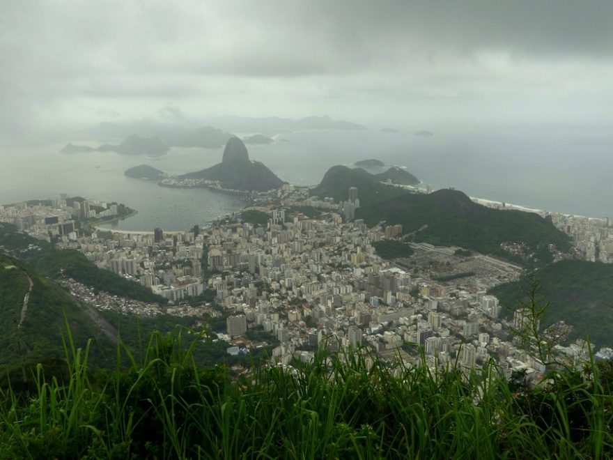 Pohled na Rio z ptačí perspektivy