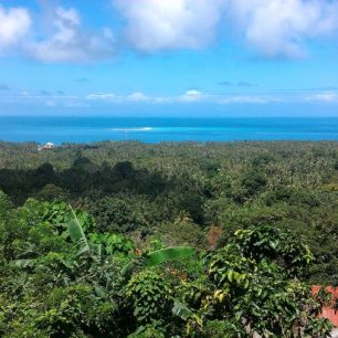 Pohled na Sand bar White Island