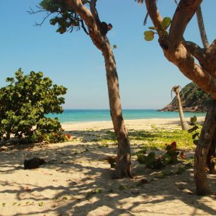 Playa Brava - jedna z nejodlehlejších a nejopuštěnějších pláží parku