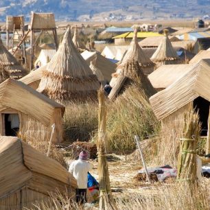 Vesnička u jezera Titicaca