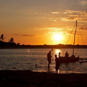 Západ slunce na Madagaskaru