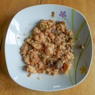 Na snídani se hodí třeba rýžový nákyp se švestkami