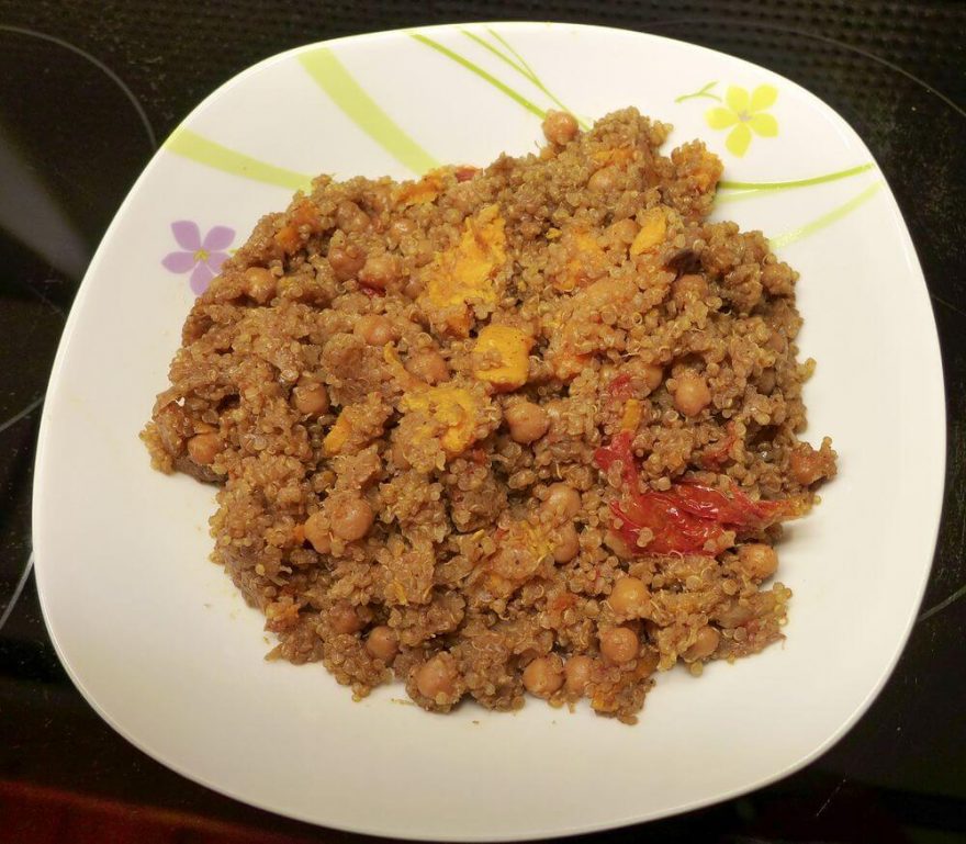 Veganská Tandoori quinoa