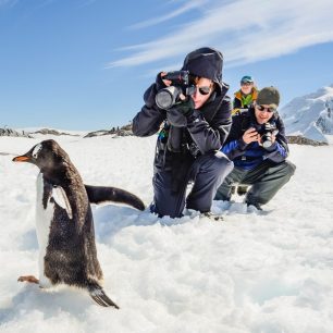Často není vůbec jasné, kdo si koho vlastně přišel prohlédnout