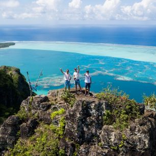 Rozhledu z vrcholku ostrova Maupiti se nic nevyrovná