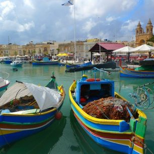 Malebné rybářské městečko Marsaxlokk