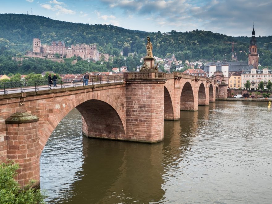 Historický most a hrad v Heidelbergu / F: Tomas Hajek