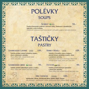 JÍDELNÍ LÍSTEK