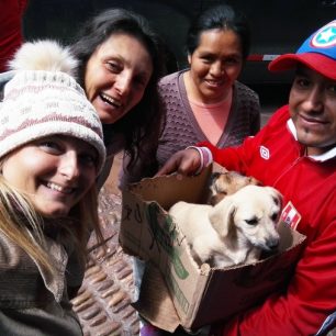 Zachráněná štěňata