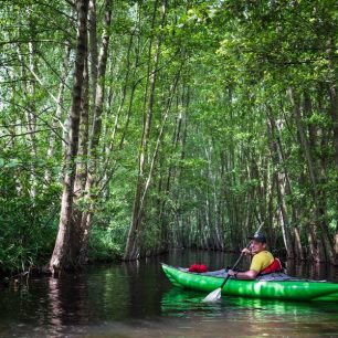 Kanály v okolí jezera Müritz, Německo