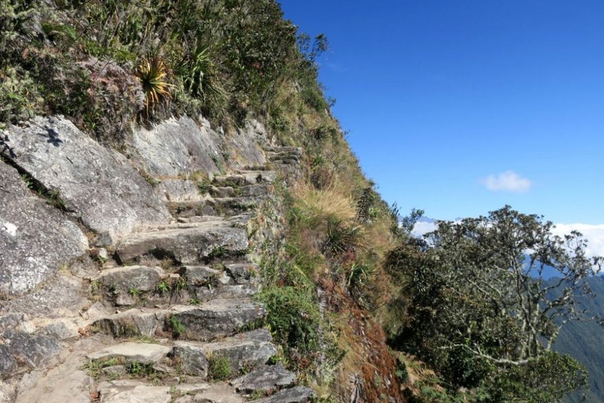 Schody na Machu Picchu