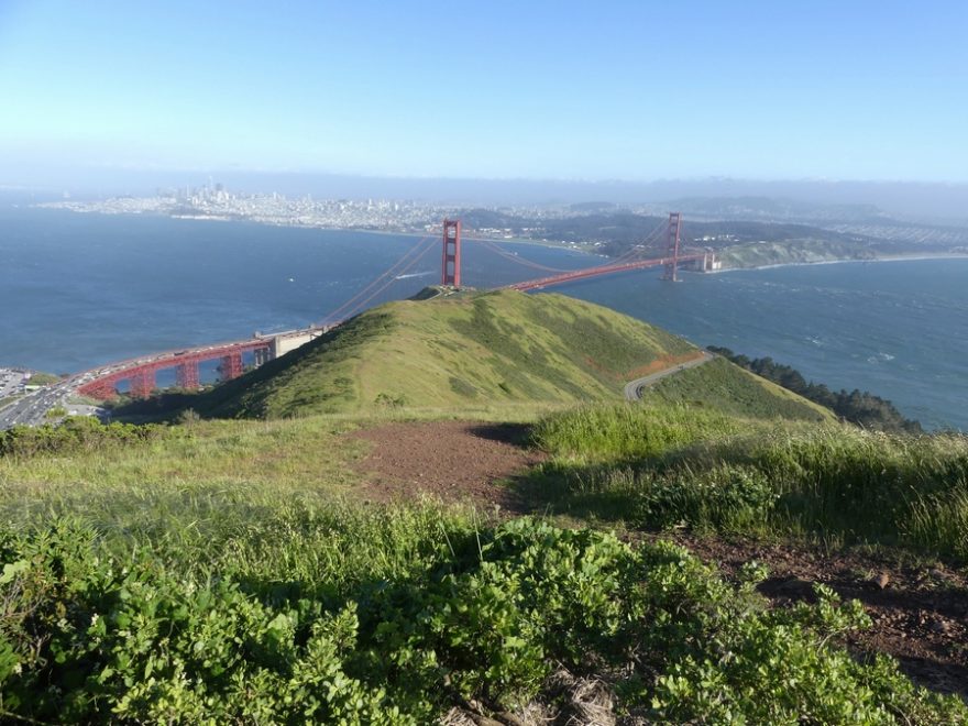 Nejlepší výhled na Golden Gate, určitě ho znáte z filmů