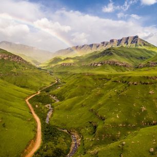 Sanipass, Lesotho/Jižní Afrika