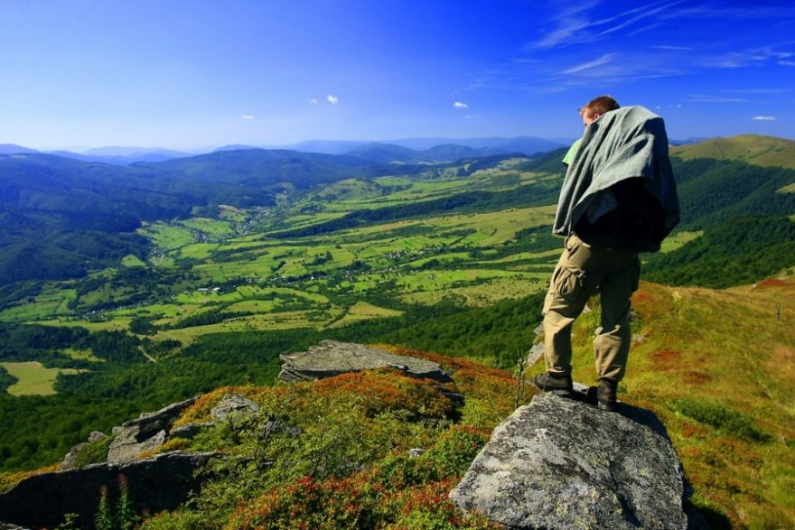 Na hřebenech Beskid, bývalé severní hranici Republiky Československé