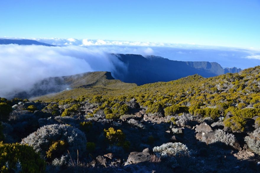 Výhledy na rozeklané zelené hřebeny