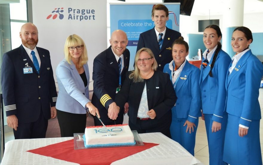 Oslava 100 let KLM na Letišti Praha