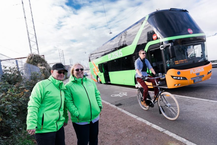 Zástupci vítězných měst v soutěži Cykloměsto 2019 vyrazili zeleným autobusem do dánských metropolí