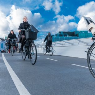 75 % lidí v Kodani jezdí na kole i v zimě