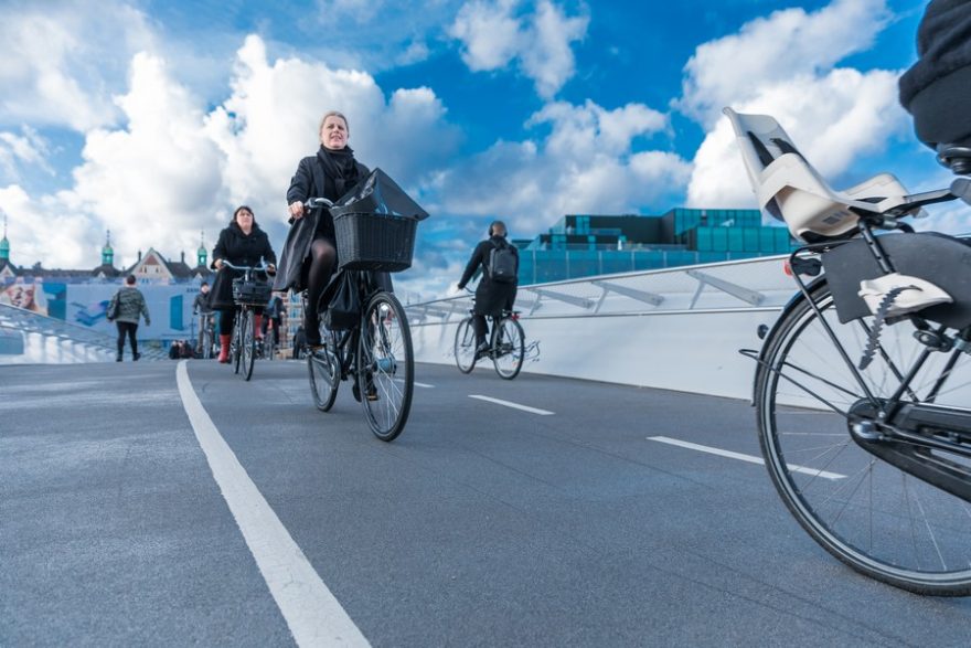 75 % lidí v Kodani jezdí na kole i v zimě