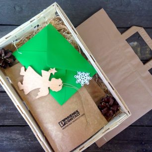 Reklamní vánoční Čajová Bedýnka