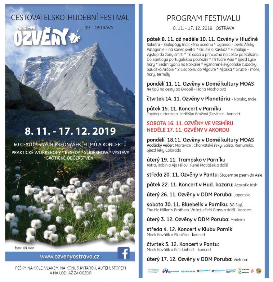 Program festivalu Ozvěny