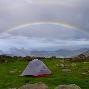 Když vás průtrž mračen promáčí na kost, i na GR20 se najde něco, co vám zase spraví náladu