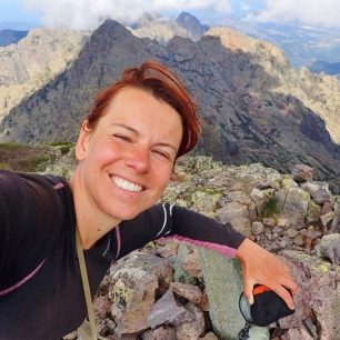 Na vrcholu A Muvrella, dalším kopci, kde jsem byla úplně sama