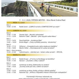 Program festivalu Cyklocestování, Frýdek-Místek