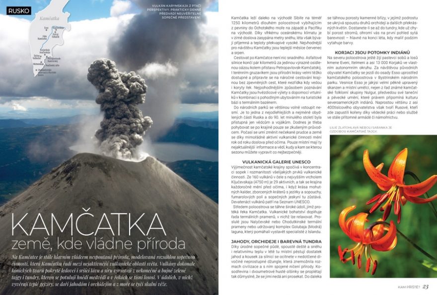 Kamčatka, země, kde vládne příroda