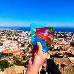 Různé varianty French Riviera Pass, Nice, Francie